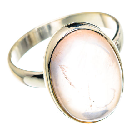 Rose Quartz Rings handcrafted by Ana Silver Co - RING90184
