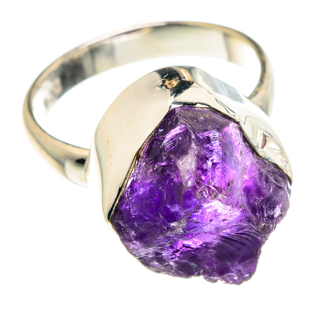 Amethyst Rings handcrafted by Ana Silver Co - RING90186 - Photo 2