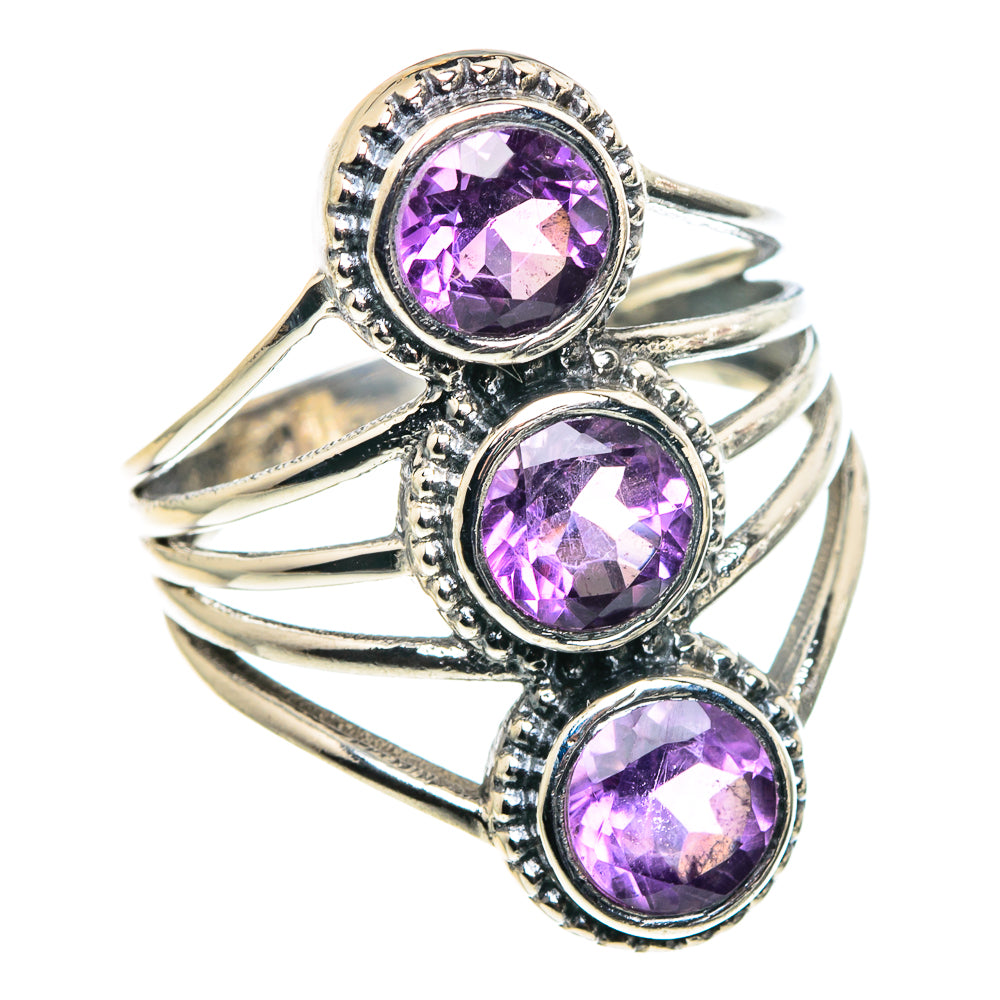 Amethyst Rings handcrafted by Ana Silver Co - RING90187