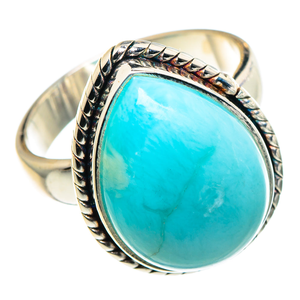 Larimar Rings handcrafted by Ana Silver Co - RING90202
