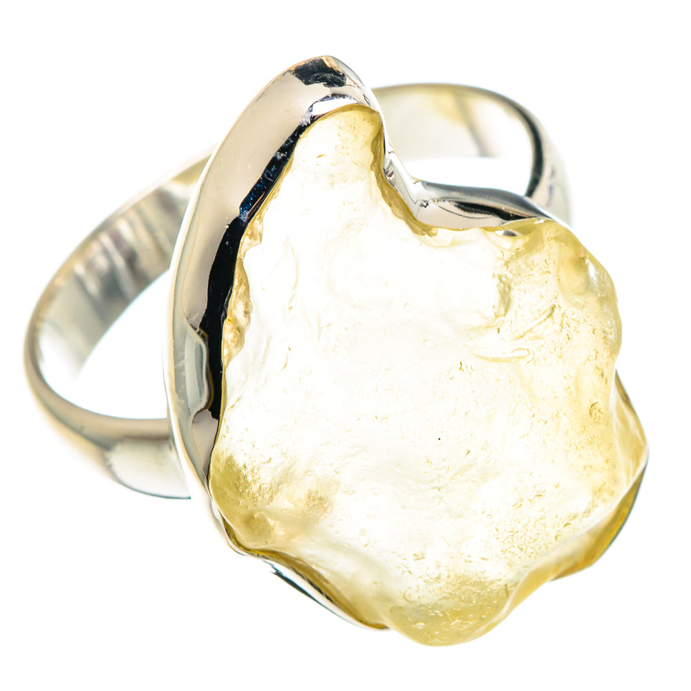 Libyan Glass Rings handcrafted by Ana Silver Co - RING90212 - Photo 2