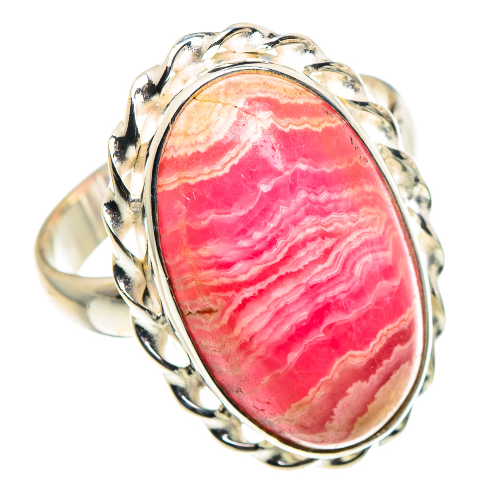 Rhodochrosite Rings handcrafted by Ana Silver Co - RING90213