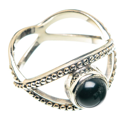 Black Onyx Rings handcrafted by Ana Silver Co - RING90225
