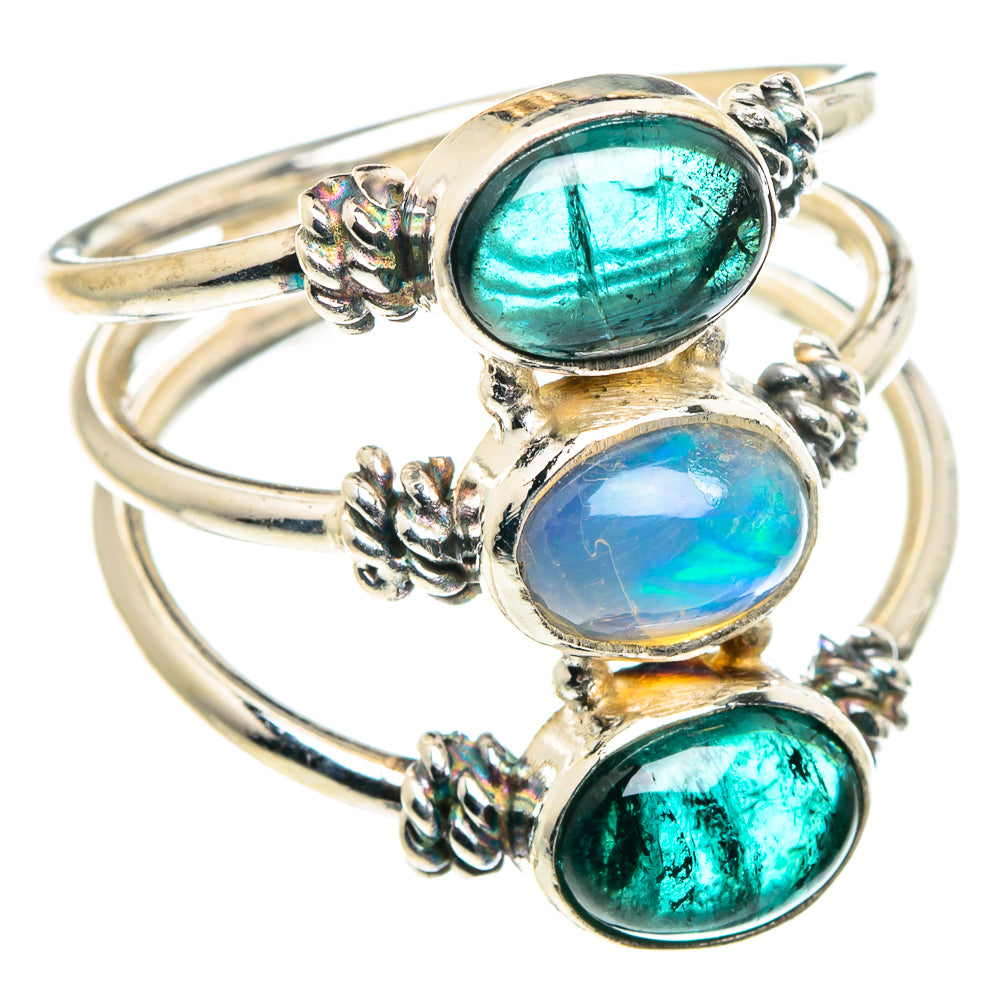 Ethiopian Opal Rings handcrafted by Ana Silver Co - RING90228