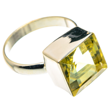 Lemon Quartz Rings handcrafted by Ana Silver Co - RING90229