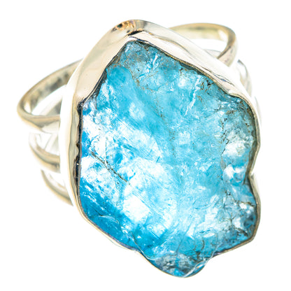 Aquamarine Rings handcrafted by Ana Silver Co - RING90240