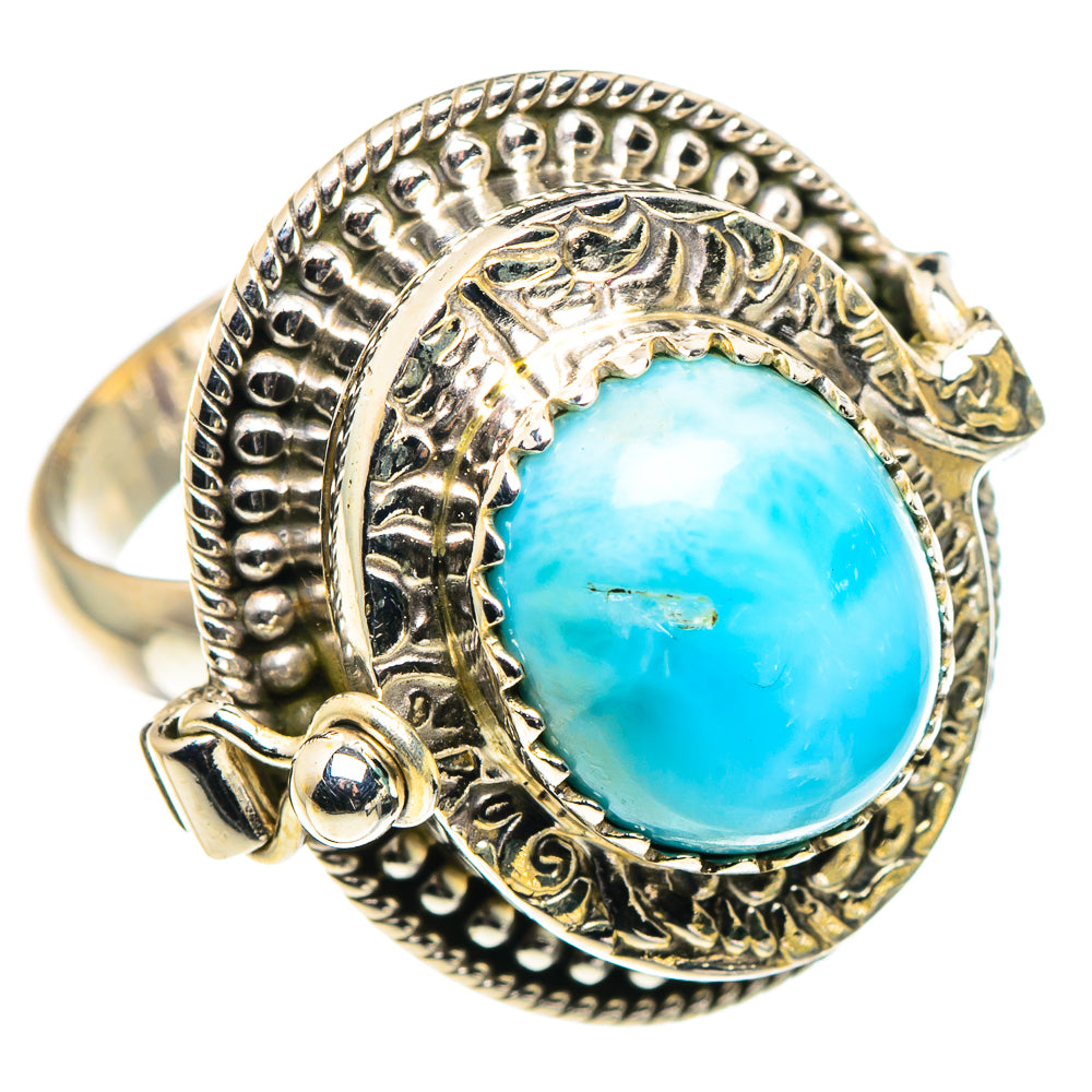 Larimar Rings handcrafted by Ana Silver Co - RING90243