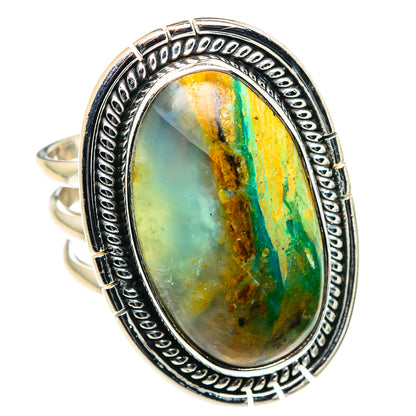 Peruvian Opal Rings handcrafted by Ana Silver Co - RING90245