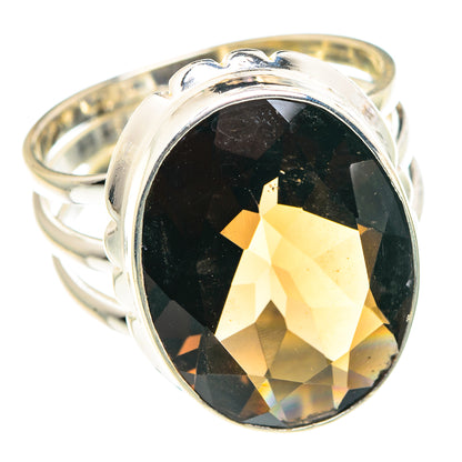 Smoky Quartz Rings handcrafted by Ana Silver Co - RING90250