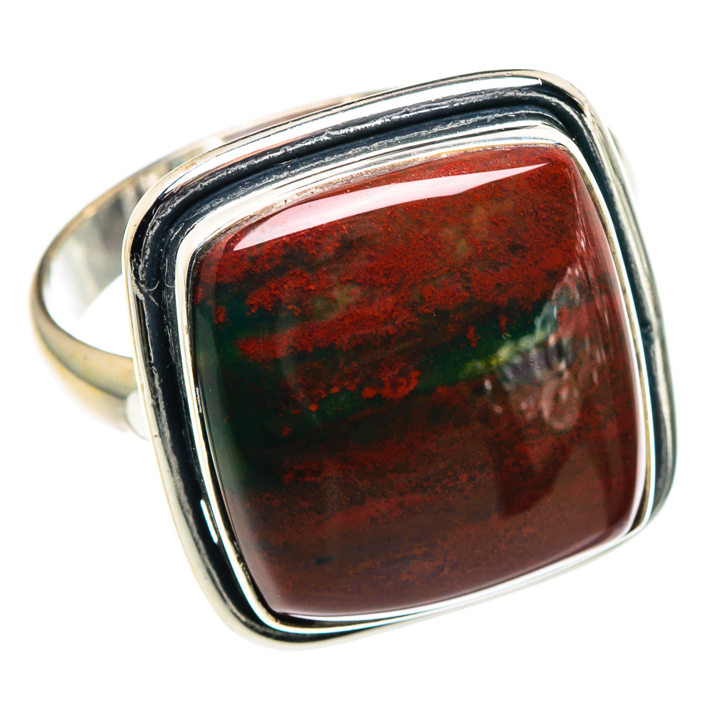 Bloodstone Rings handcrafted by Ana Silver Co - RING90251