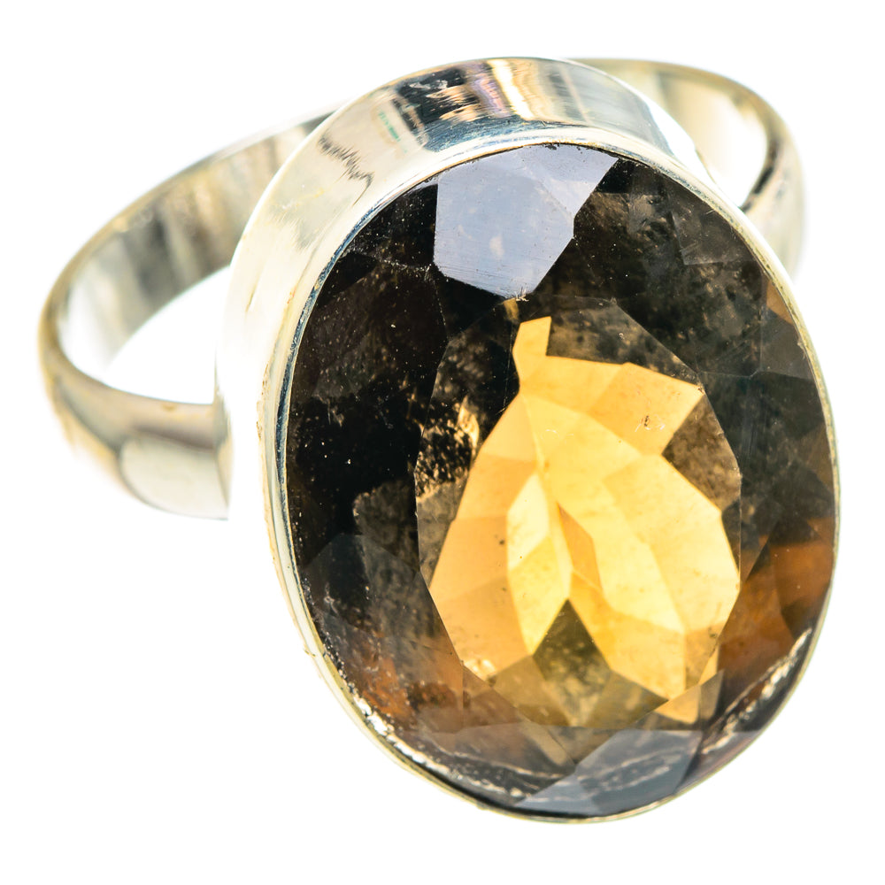 Smoky Quartz Rings handcrafted by Ana Silver Co - RING90254