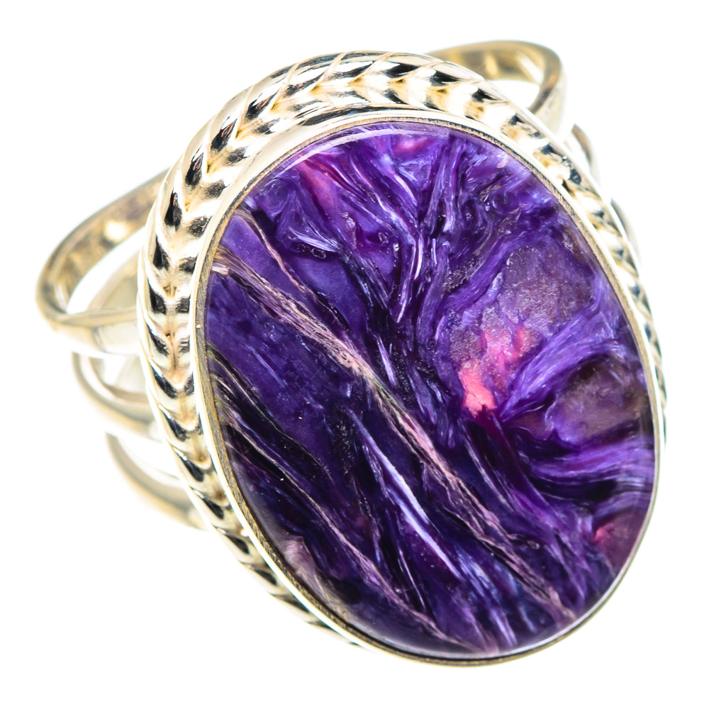Charoite Rings handcrafted by Ana Silver Co - RING90264
