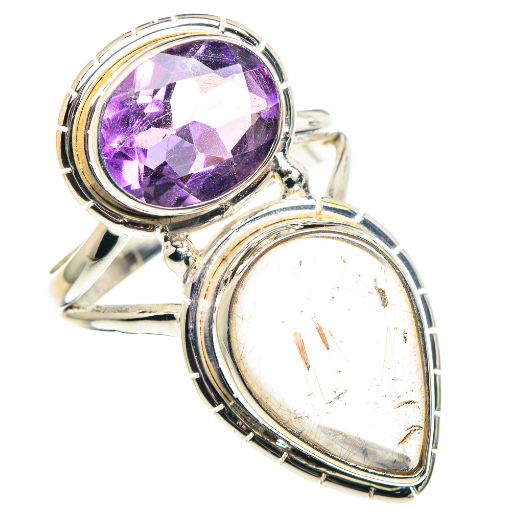 Rutilated Quartz Rings handcrafted by Ana Silver Co - RING90277