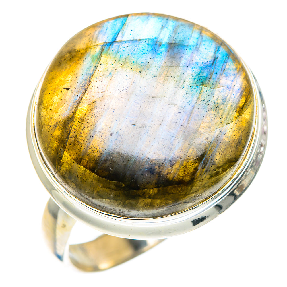 Labradorite Rings handcrafted by Ana Silver Co - RING90281