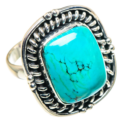 Tibetan Turquoise Rings handcrafted by Ana Silver Co - RING90284