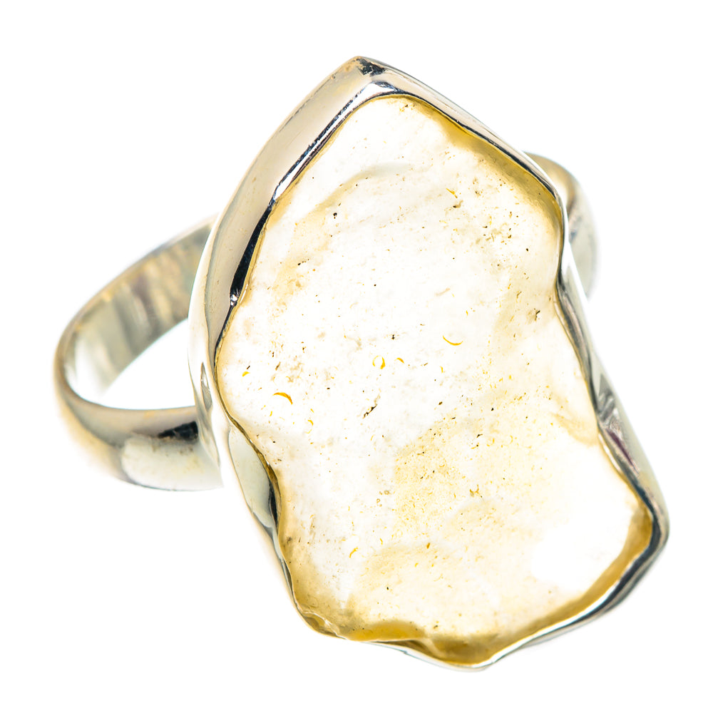 Libyan Glass Rings handcrafted by Ana Silver Co - RING90297 - Photo 2