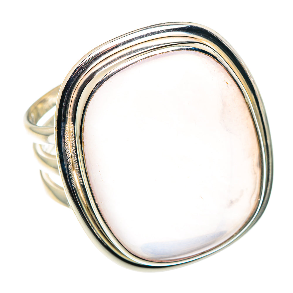 Rose Quartz Rings handcrafted by Ana Silver Co - RING90298
