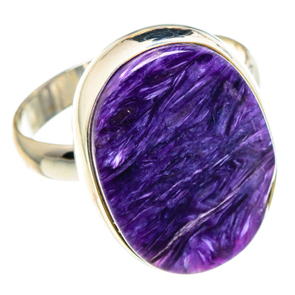 Charoite Rings handcrafted by Ana Silver Co - RING90302 - Photo 2