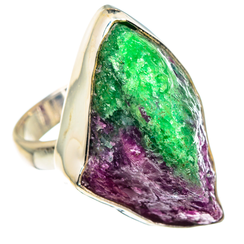 Ruby Zoisite Rings handcrafted by Ana Silver Co - RING90312
