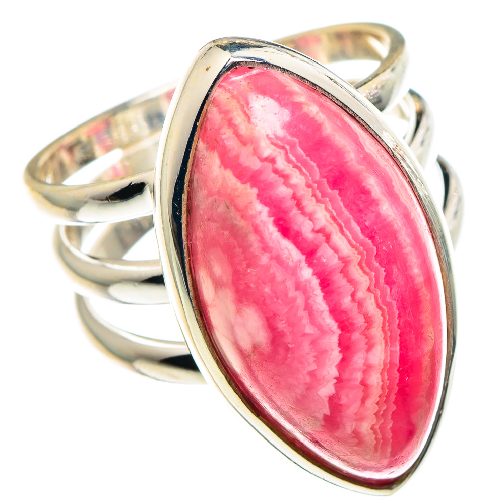 Rhodochrosite Rings handcrafted by Ana Silver Co - RING90333