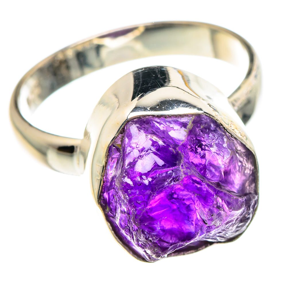 Amethyst Rings handcrafted by Ana Silver Co - RING90336 - Photo 2