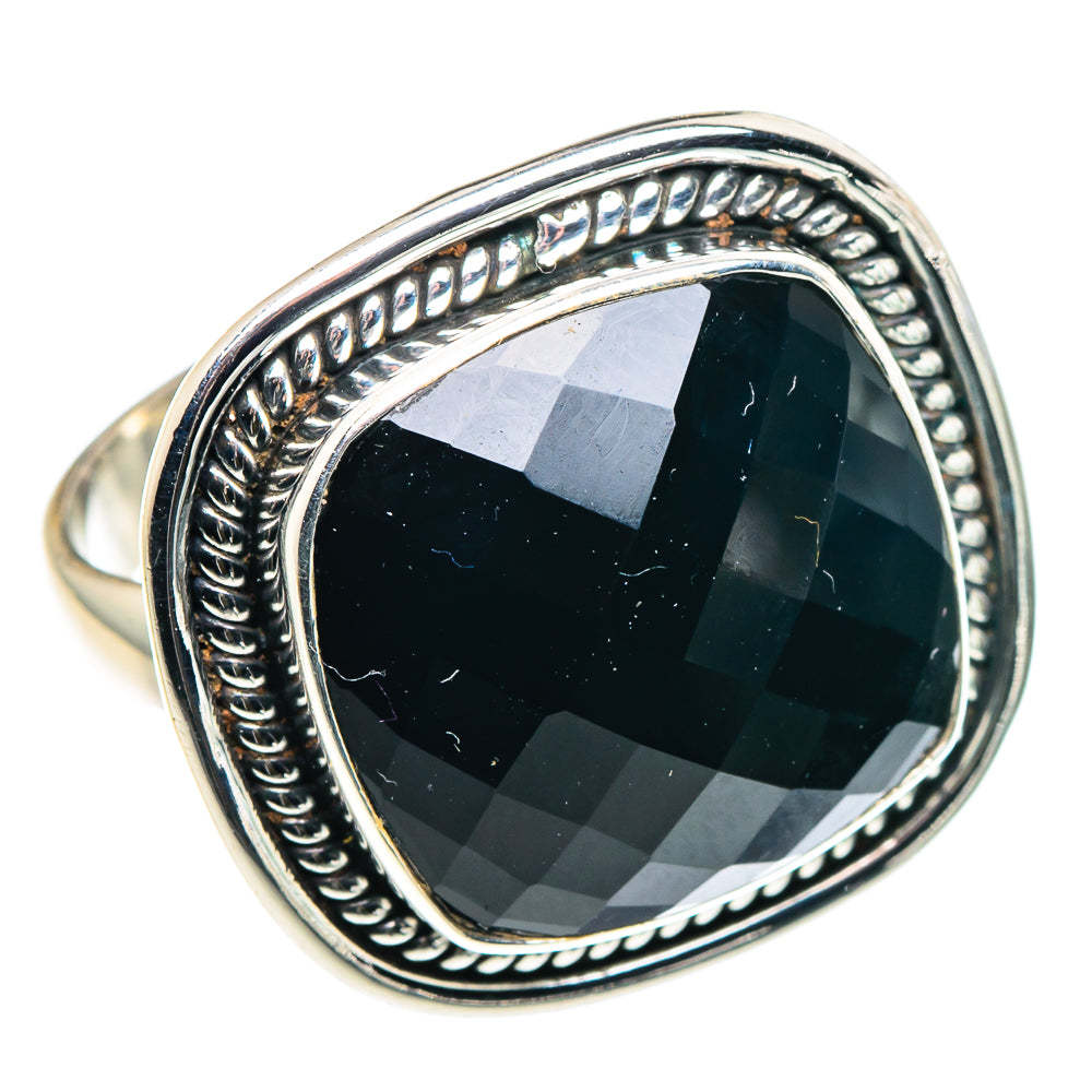 Black Onyx Rings handcrafted by Ana Silver Co - RING90337