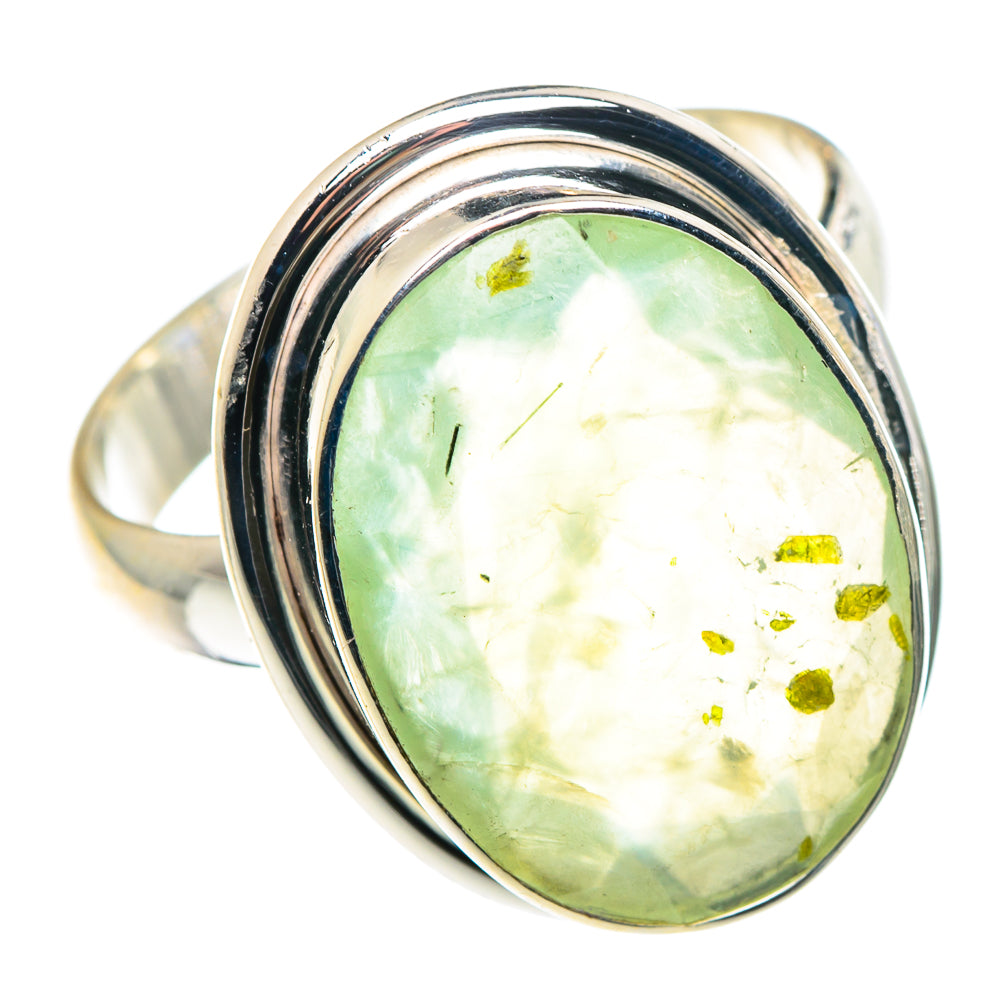 Prehnite Rings handcrafted by Ana Silver Co - RING90356