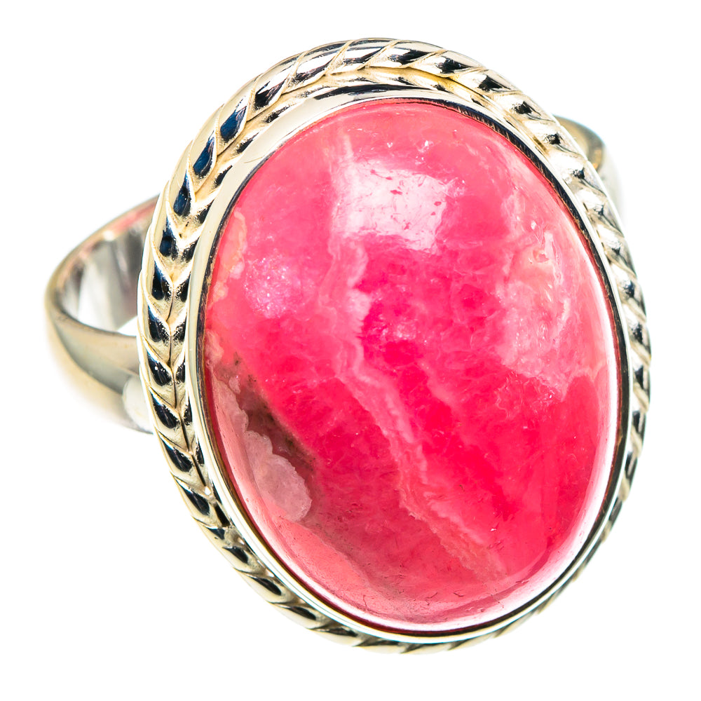 Rhodochrosite Rings handcrafted by Ana Silver Co - RING90362