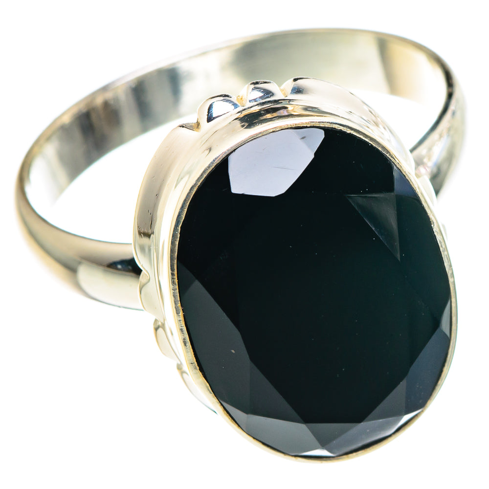 Black Onyx Rings handcrafted by Ana Silver Co - RING90370 - Photo 2