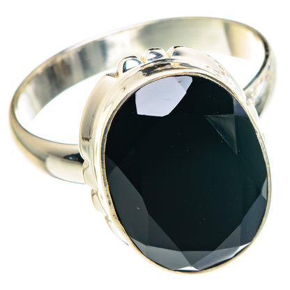 Black Onyx Rings handcrafted by Ana Silver Co - RING90370 - Photo 2