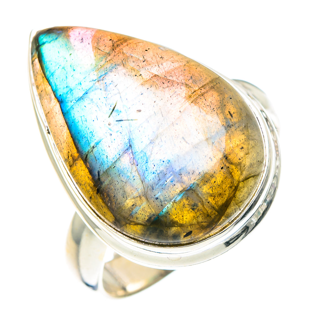 Labradorite Rings handcrafted by Ana Silver Co - RING90381