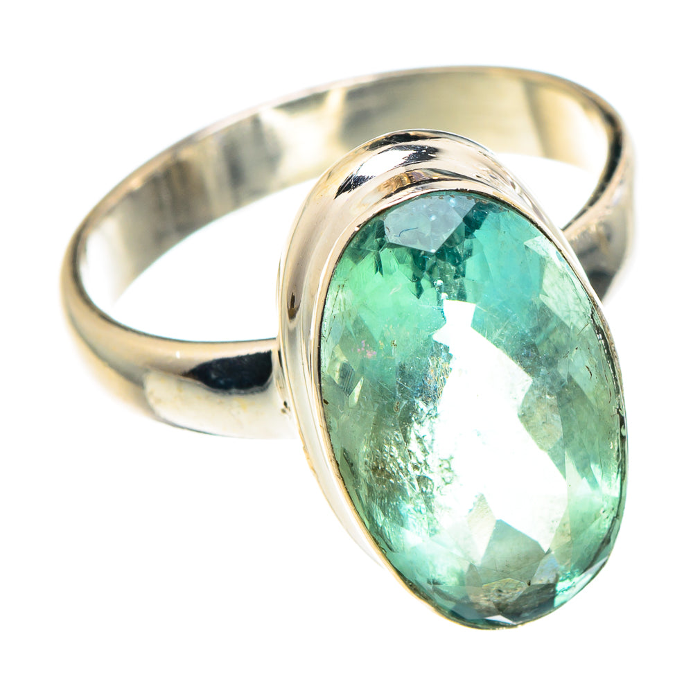 Green Fluorite Rings handcrafted by Ana Silver Co - RING90384