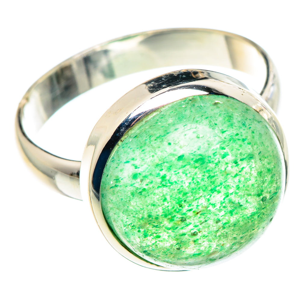 Green Aventurine Rings handcrafted by Ana Silver Co - RING90385