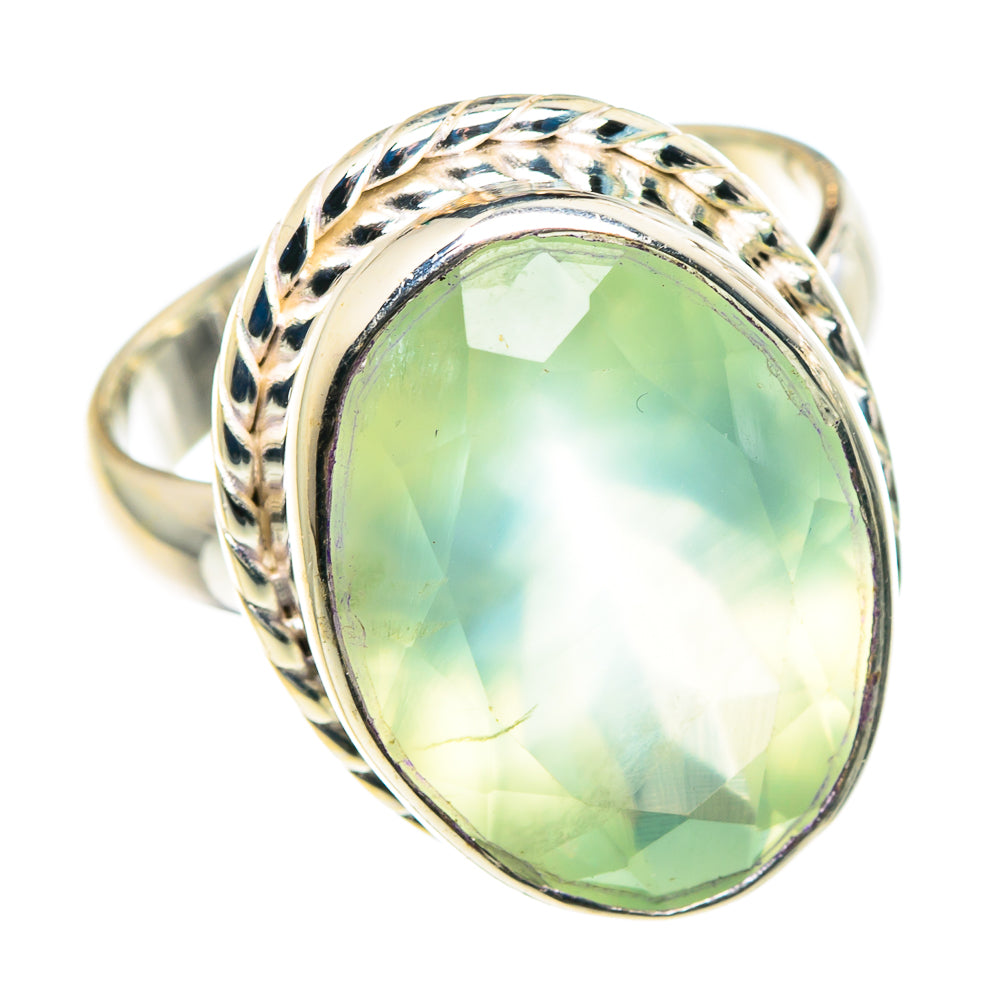 Prehnite Rings handcrafted by Ana Silver Co - RING90387