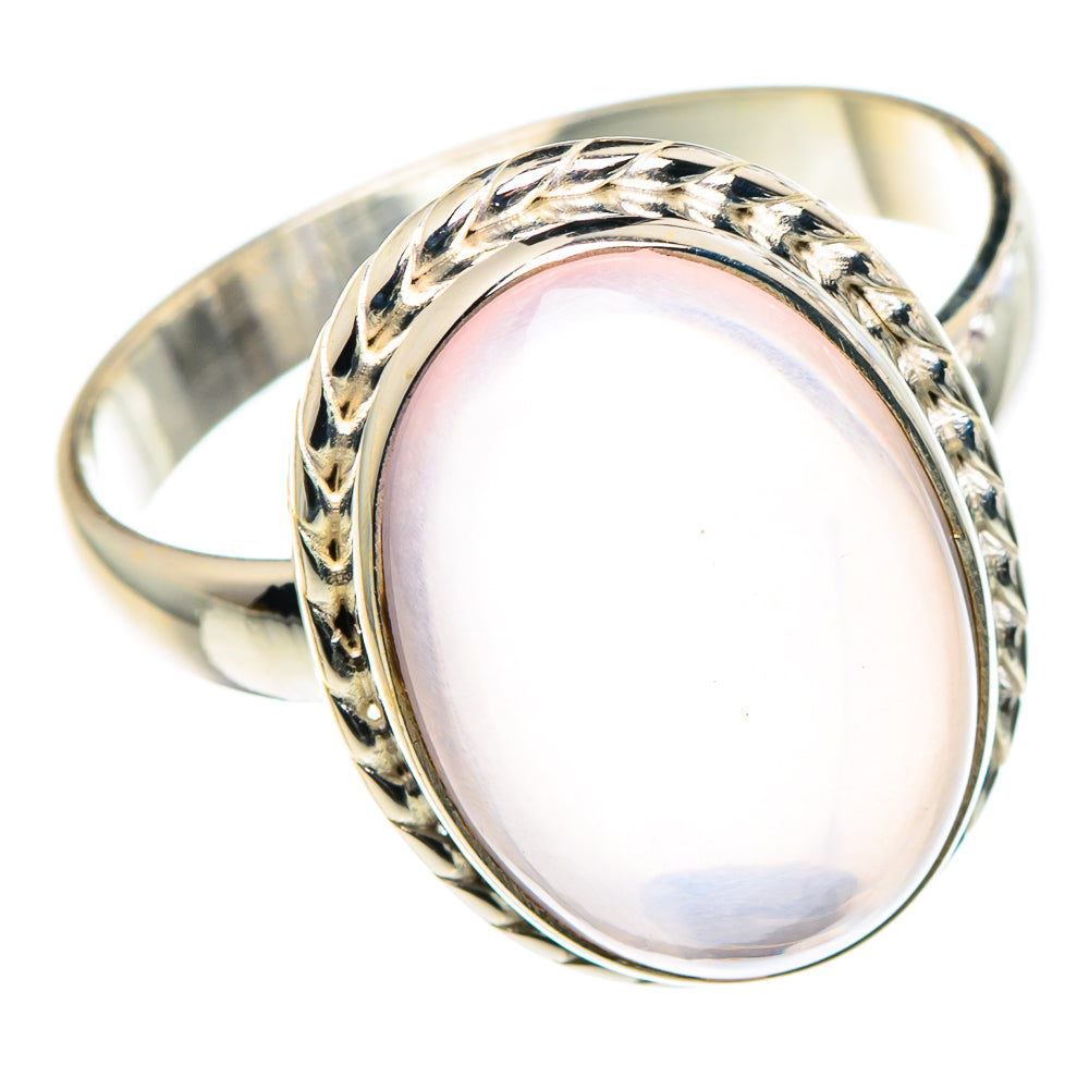 Rose Quartz Rings handcrafted by Ana Silver Co - RING90392