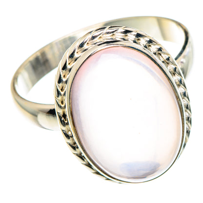 Rose Quartz Rings handcrafted by Ana Silver Co - RING90392