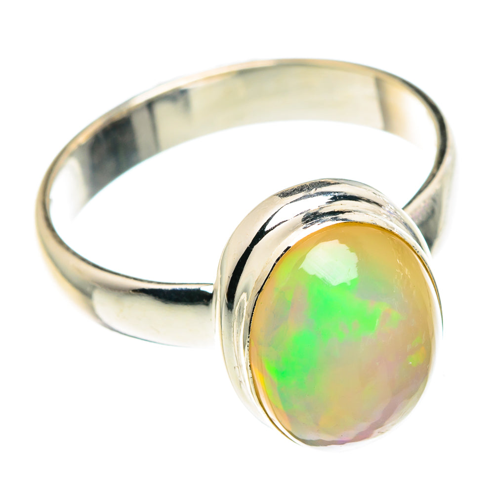 Ethiopian Opal Rings handcrafted by Ana Silver Co - RING90428
