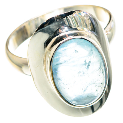 Aquamarine Rings handcrafted by Ana Silver Co - RING90431