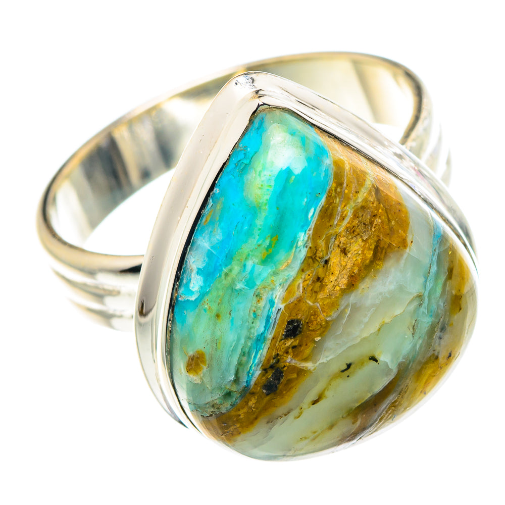 Peruvian Opal Rings handcrafted by Ana Silver Co - RING90433