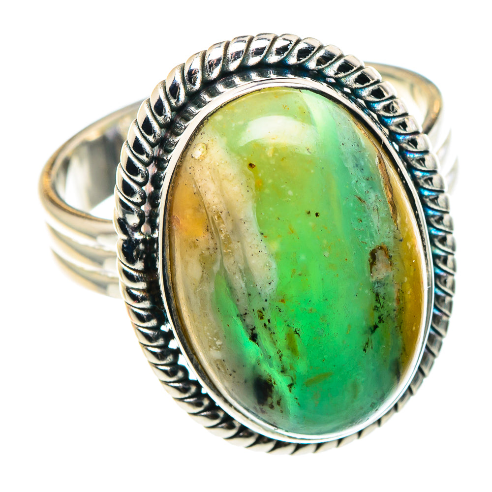 Peruvian Opal Rings handcrafted by Ana Silver Co - RING90464