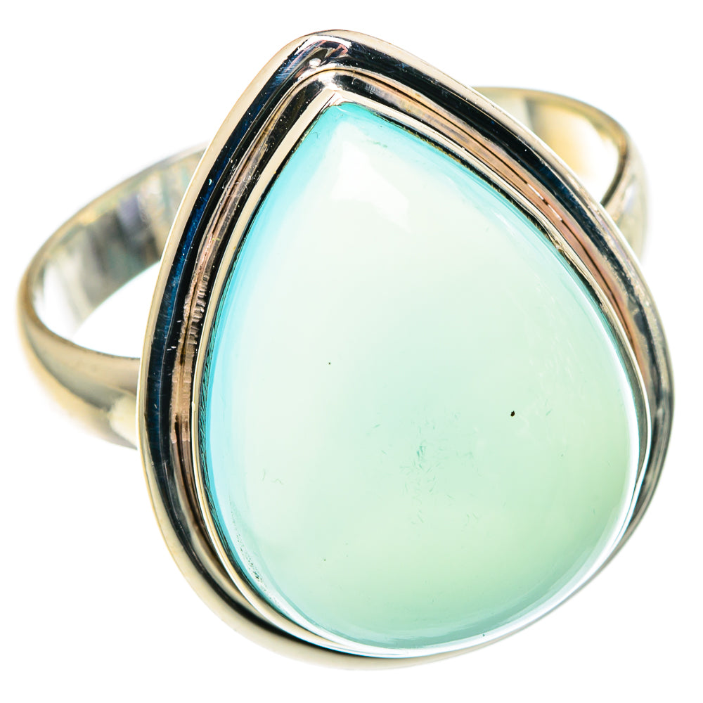 Aqua Chalcedony Rings handcrafted by Ana Silver Co - RING90470
