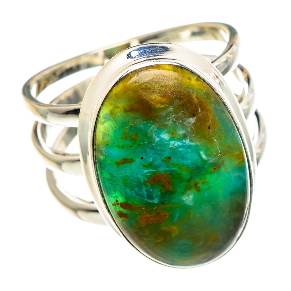 Peruvian Opal Rings handcrafted by Ana Silver Co - RING90497