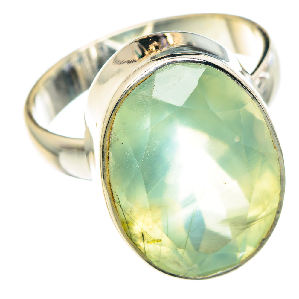 Prehnite Rings handcrafted by Ana Silver Co - RING90500 - Photo 2