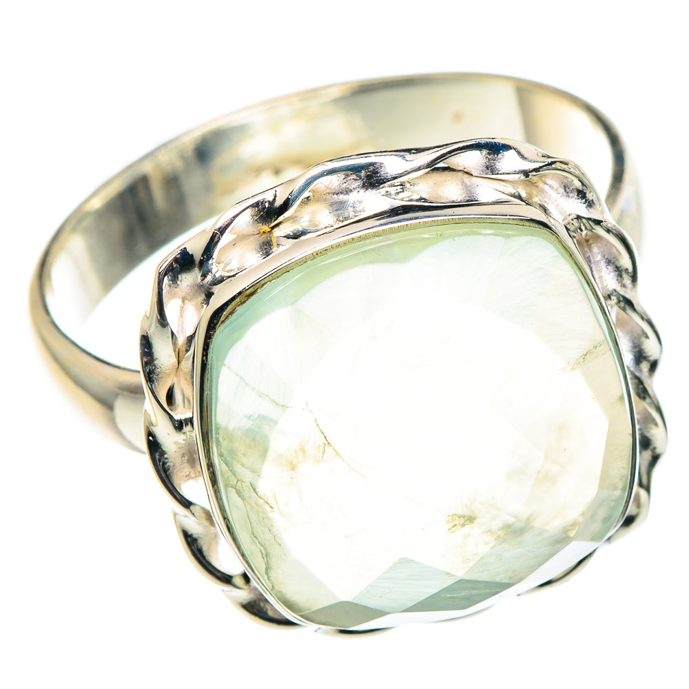 Prehnite Rings handcrafted by Ana Silver Co - RING90503