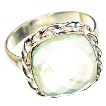 Prehnite Rings handcrafted by Ana Silver Co - RING90503