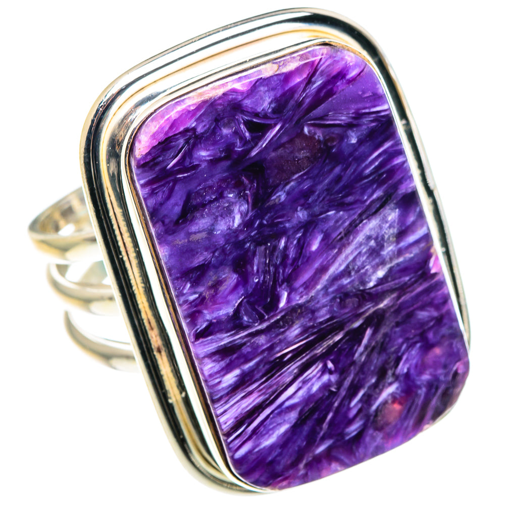 Charoite Rings handcrafted by Ana Silver Co - RING90524
