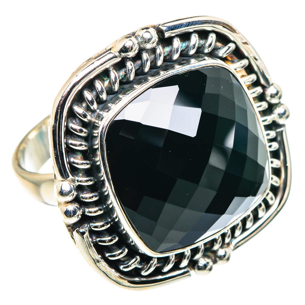 Black Onyx Rings handcrafted by Ana Silver Co - RING90525