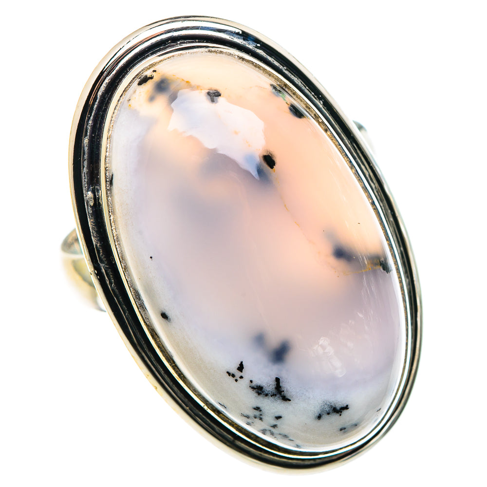 Dendritic Opal Rings handcrafted by Ana Silver Co - RING90530