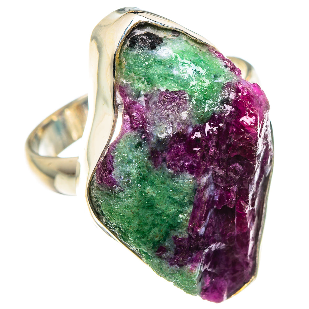 Ruby Zoisite Rings handcrafted by Ana Silver Co - RING90534