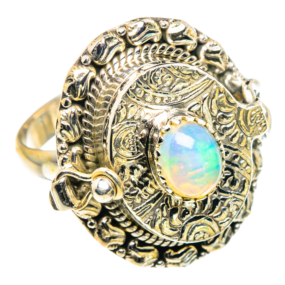 Ethiopian Opal Rings handcrafted by Ana Silver Co - RING90535